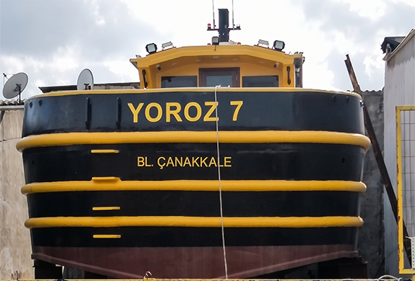 Çanakkale YOROZ 7 Gemi İçin Tamamlanan Tekne Gaz Kolu Projesi